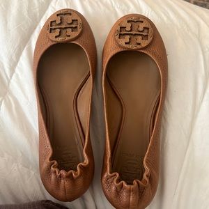 Tan Leather Tory Burch Ballet Flat size 7.5 (OBO)